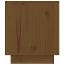vidaXL 2 darab mézbarna tömör fenyőfa éjjeliszekrény 40 x 34 x 40 cm