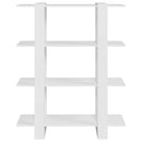 vidaXL fehér könyvszekrény/térelválasztó 100x30x123,5 cm