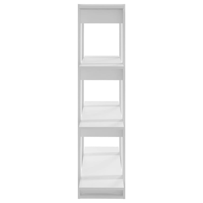 vidaXL fehér könyvszekrény/térelválasztó 100x30x123,5 cm