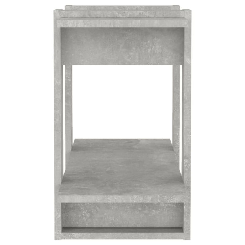 vidaXL betonszürke könyvszekrény/térelválasztó 80 x 30 x 51 cm