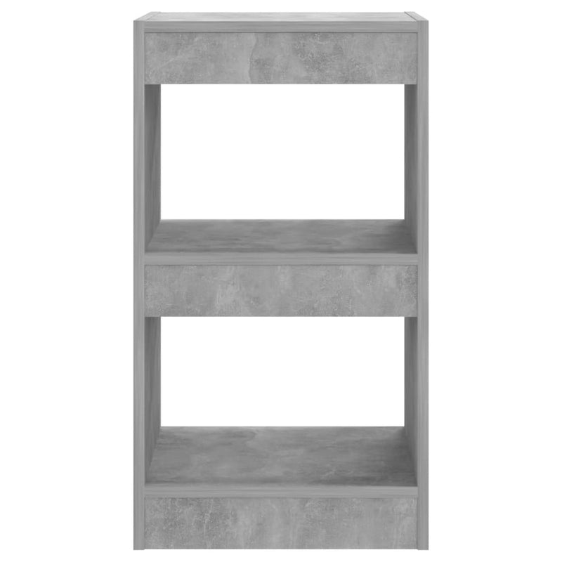 vidaXL betonszürke könyvszekrény/térelválasztó 40 x 30 x 72 cm