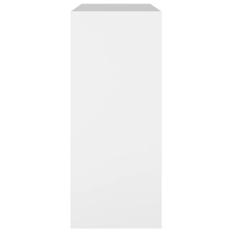 vidaXL fehér térelválasztó könyvszekrény 80 x 30 x 72 cm