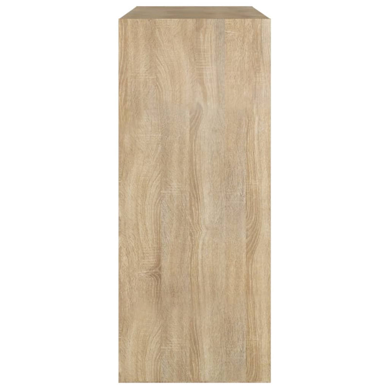vidaXL sonoma tölgy térelválasztó könyvszekrény 80 x 30 x 72 cm