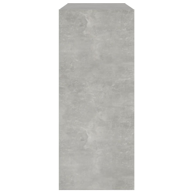 vidaXL betonszürke térelválasztó könyvszekrény 80 x 30 x 72 cm
