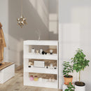 vidaXL fehér szerelt fa könyvszekrény/térelválasztó 80 x 30 x 103 cm