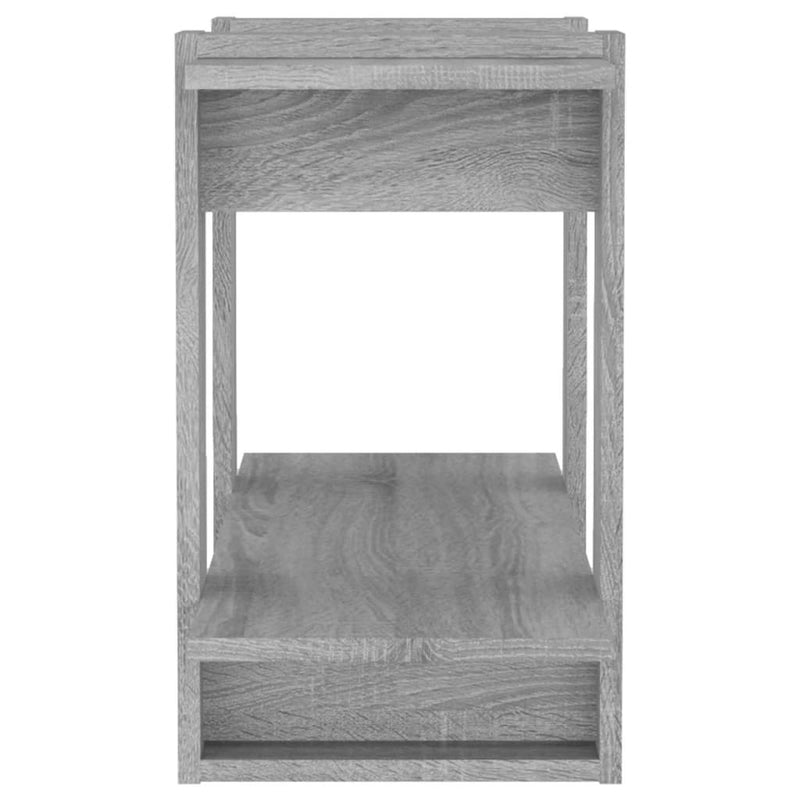 vidaXL szürke sonoma színű könyvszekrény/térelválasztó 80 x 30 x 51 cm