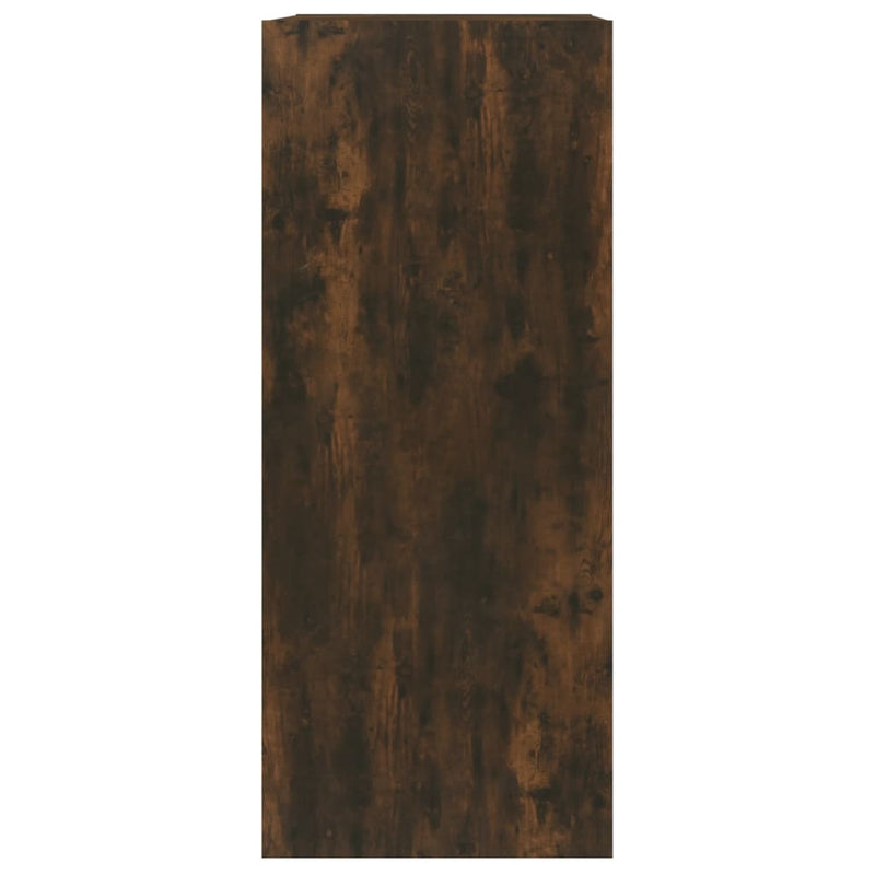 vidaXL füstös tölgyszínű könyvszekrény/térelválasztó 40 x 30 x 72 cm