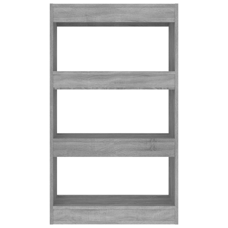vidaXL szürke sonoma színű fa könyvszekrény/térelválasztó 60x30x103 cm