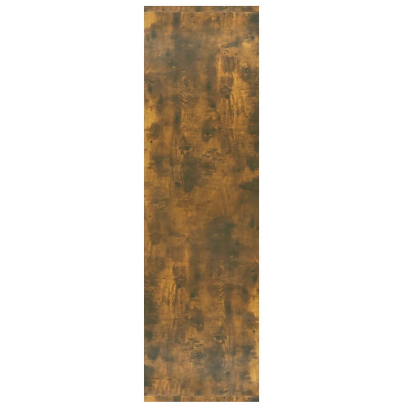 vidaXL füstös tölgy színű fa könyvszekrény/térelválasztó 80x30x103 cm
