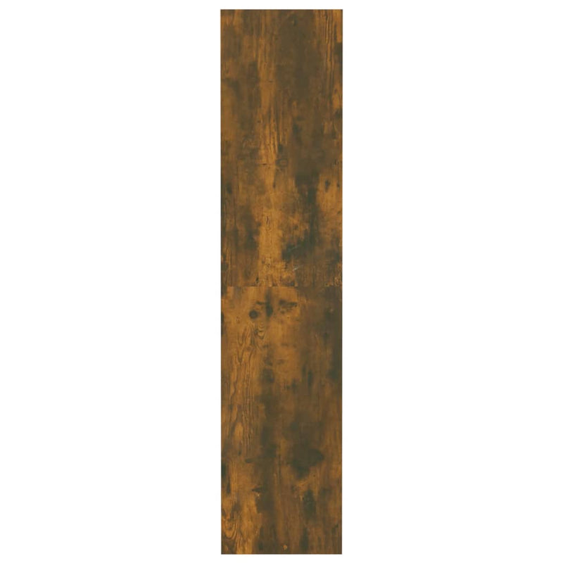 vidaXL füstös tölgy színű fa könyvszekrény/térelválasztó 80x30x135 cm