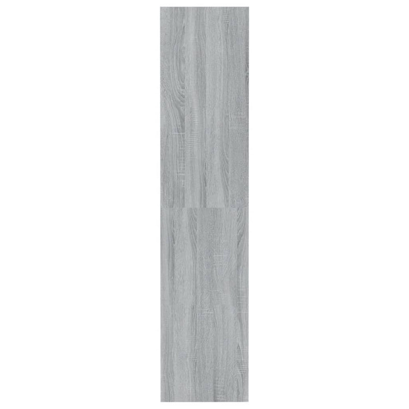 vidaXL szürke sonoma színű fa könyvszekrény/térelválasztó 80x30x135 cm