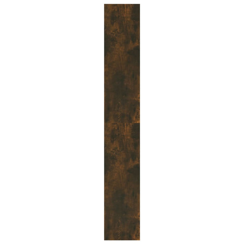 vidaXL füstös tölgy színű fa könyvszekrény/térelválasztó 80x30x198 cm