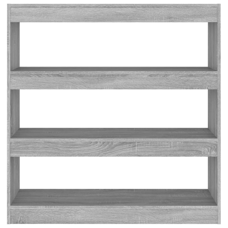 vidaXL szürke sonoma színű könyvszekrény/térelválasztó 100x30x103 cm