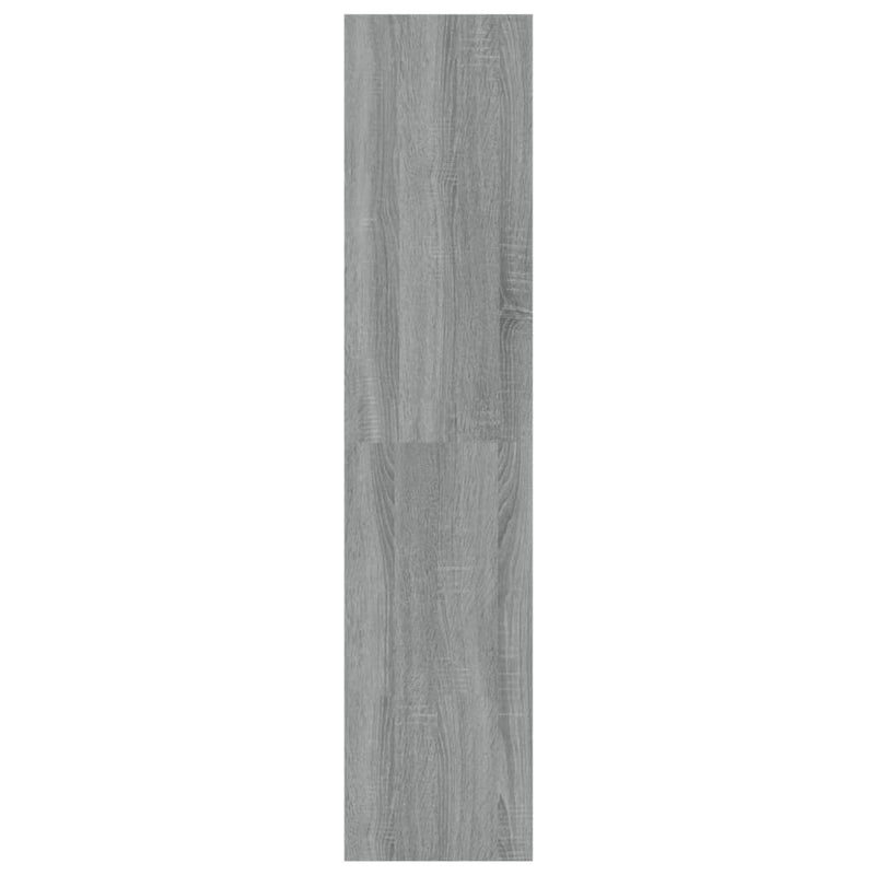 vidaXL szürke sonoma színű könyvszekrény/térelválasztó 100x30x135 cm