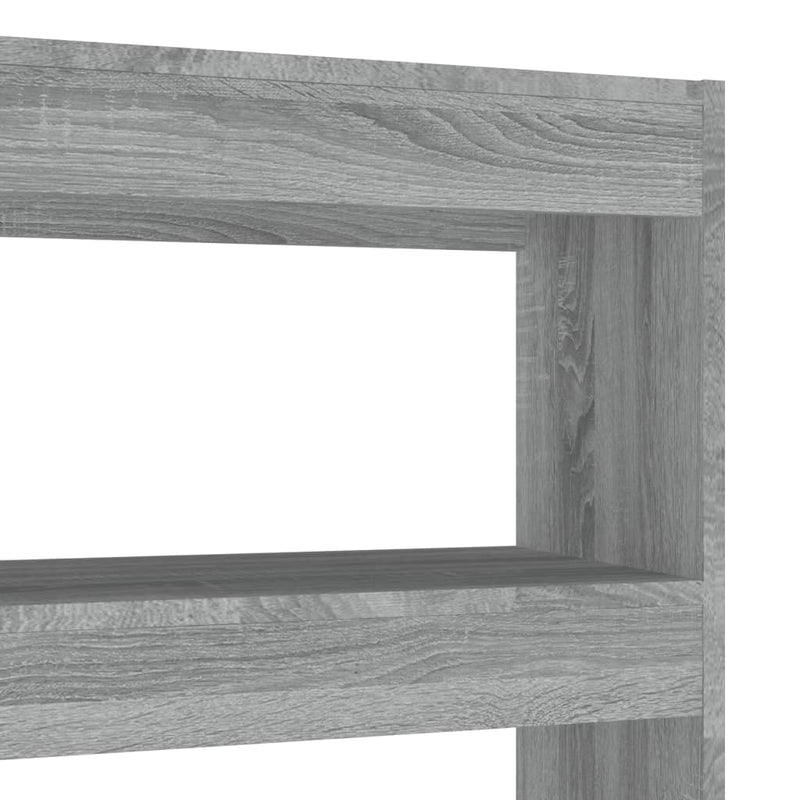 vidaXL szürke sonoma színű könyvszekrény/térelválasztó 100x30x135 cm