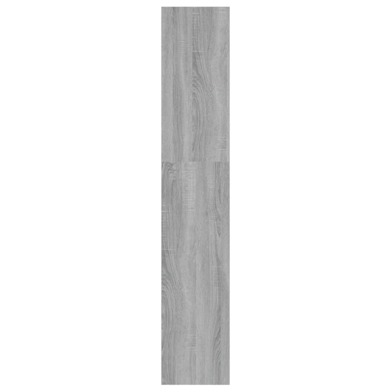 vidaXL szürke sonoma színű könyvszekrény/térelválasztó 100x30x166 cm