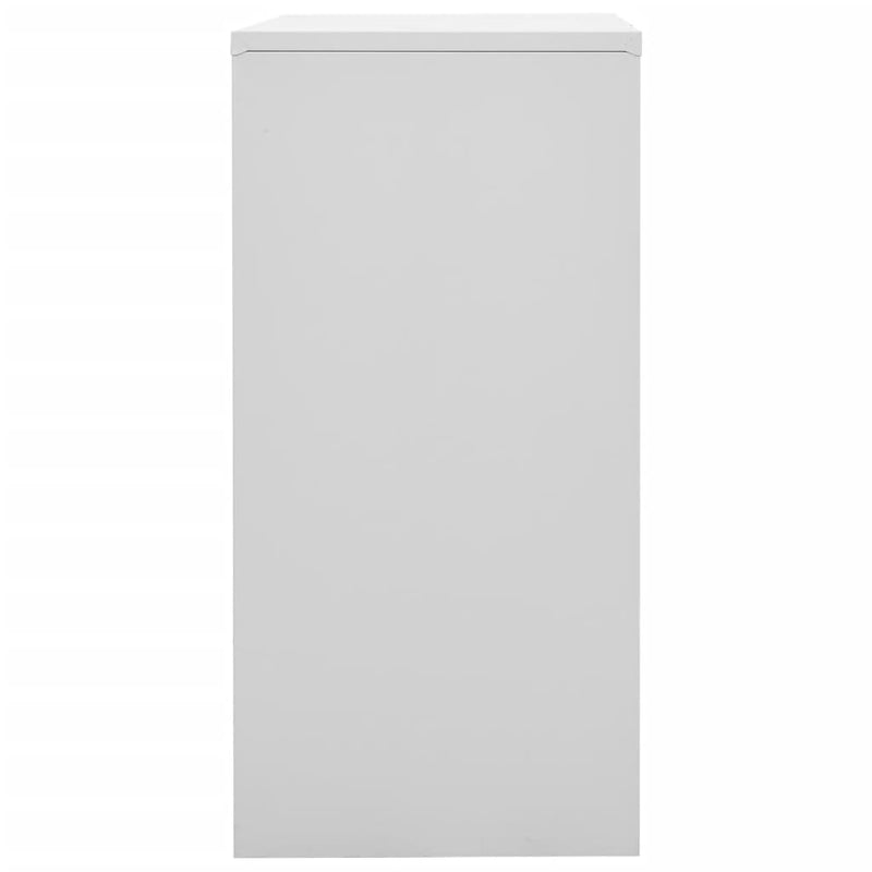 vidaXL 5 db világosszürke-kék acél zárható szekrény 90 x 45 x 92,5 cm