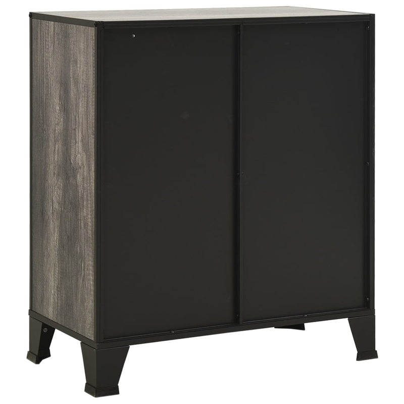 vidaXL 2 db szürke fém és MDF tárolószekrény 72 x 36 x 82 cm