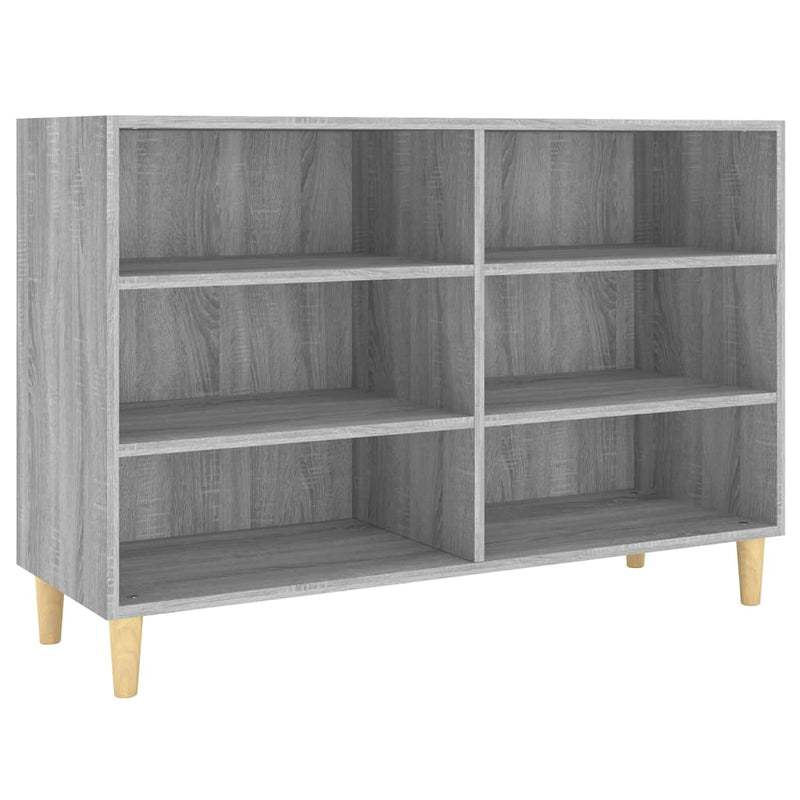 vidaXL szürke sonoma színű szerelt fa tálalószekrény 103,5x35x70 cm