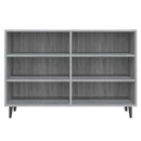 vidaXL szürke sonoma színű szerelt fa tálalószekrény 103,5x35x70 cm