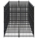 vidaXL acél kültéri kutyakennel 11,06 m²