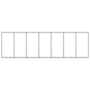 vidaXL acél kültéri kutyakennel 12,9 m²