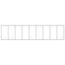 vidaXL acél kültéri kutyakennel 16,59 m²