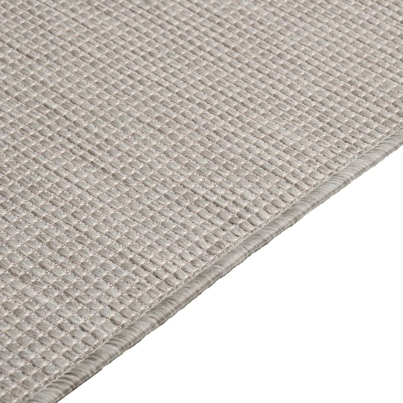 vidaXL tópszínű lapos szövésű kültéri szőnyeg 200 x 280 cm