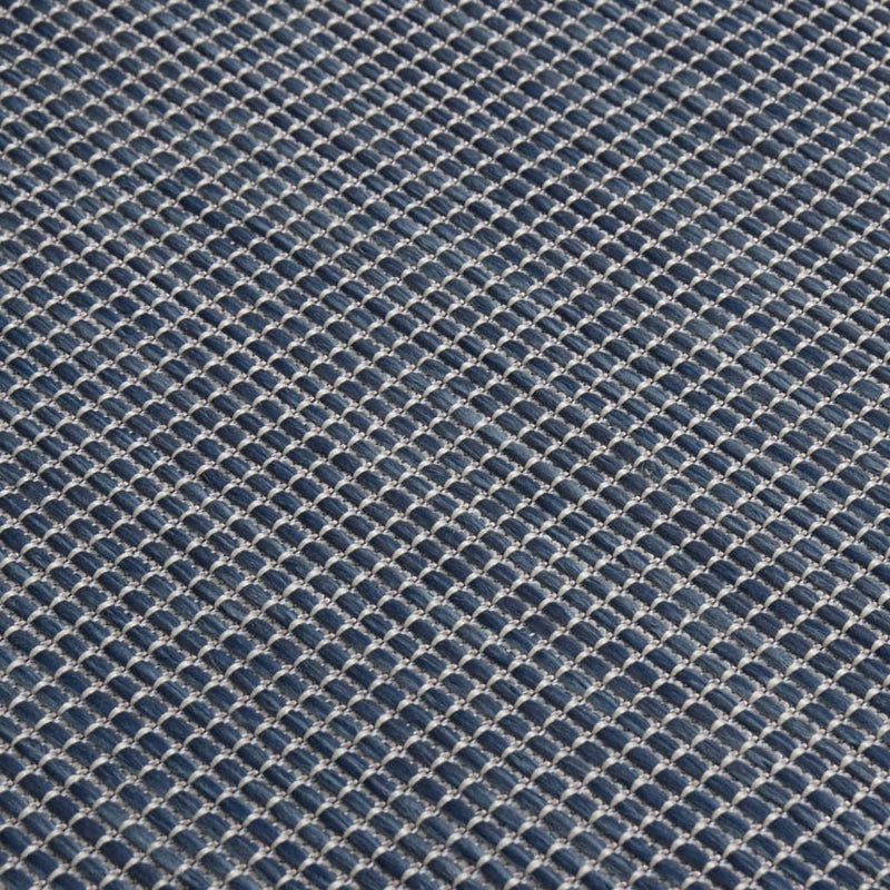 vidaXL kék lapos szövésű kültéri szőnyeg 160 x 230 cm