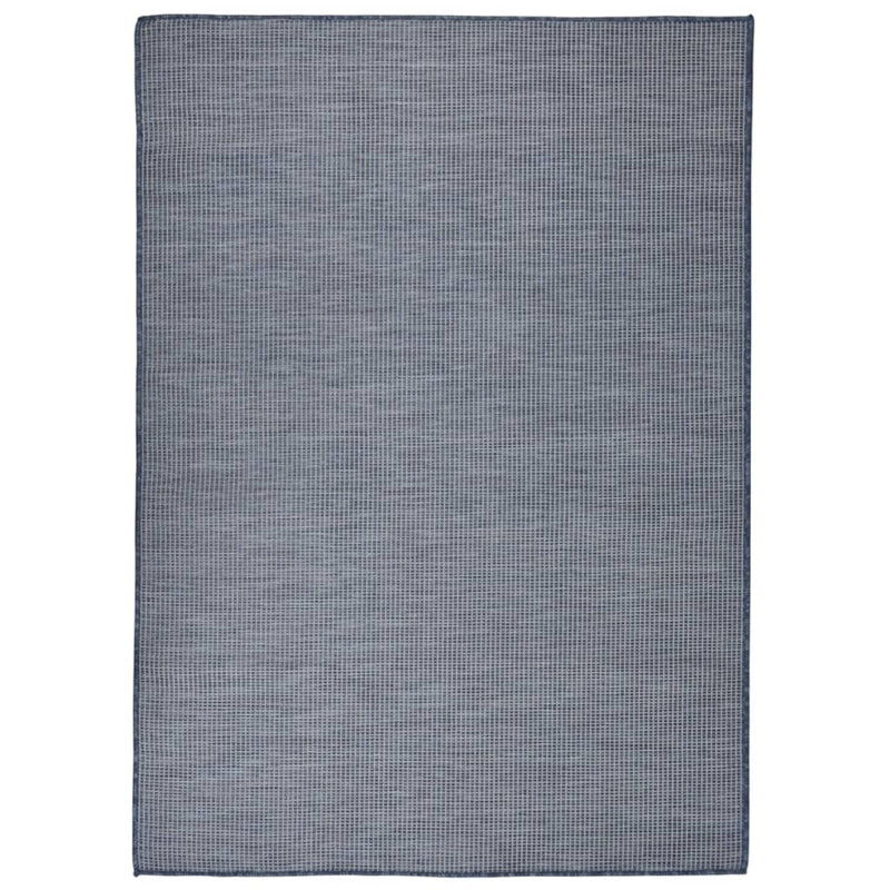 vidaXL kék lapos szövésű kültéri szőnyeg 200 x 280 cm
