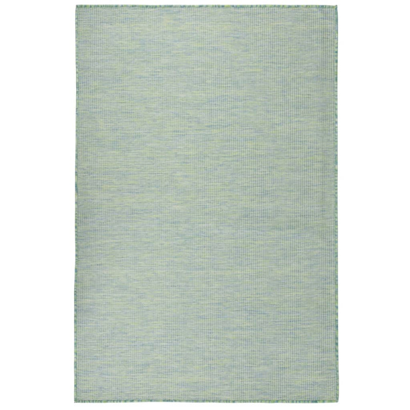 vidaXL türkizkék lapos szövésű kültéri szőnyeg 120 x 170 cm