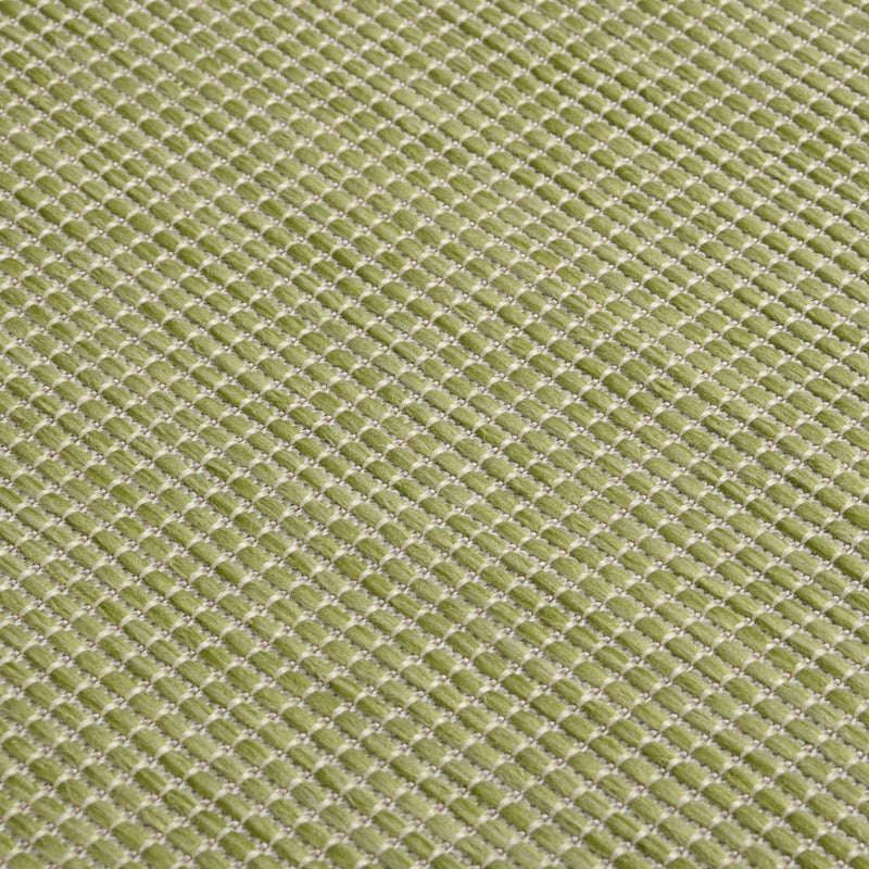 vidaXL zöld lapos szövésű kültéri szőnyeg 140 x 200 cm