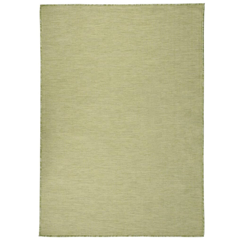 vidaXL zöld lapos szövésű kültéri szőnyeg 200 x 280 cm