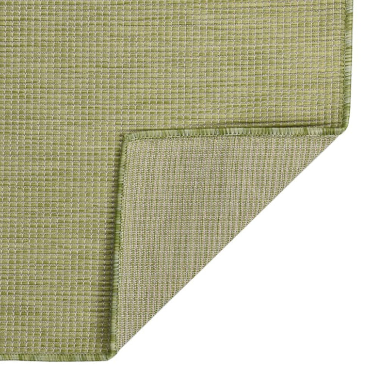 vidaXL zöld lapos szövésű kültéri szőnyeg 200 x 280 cm