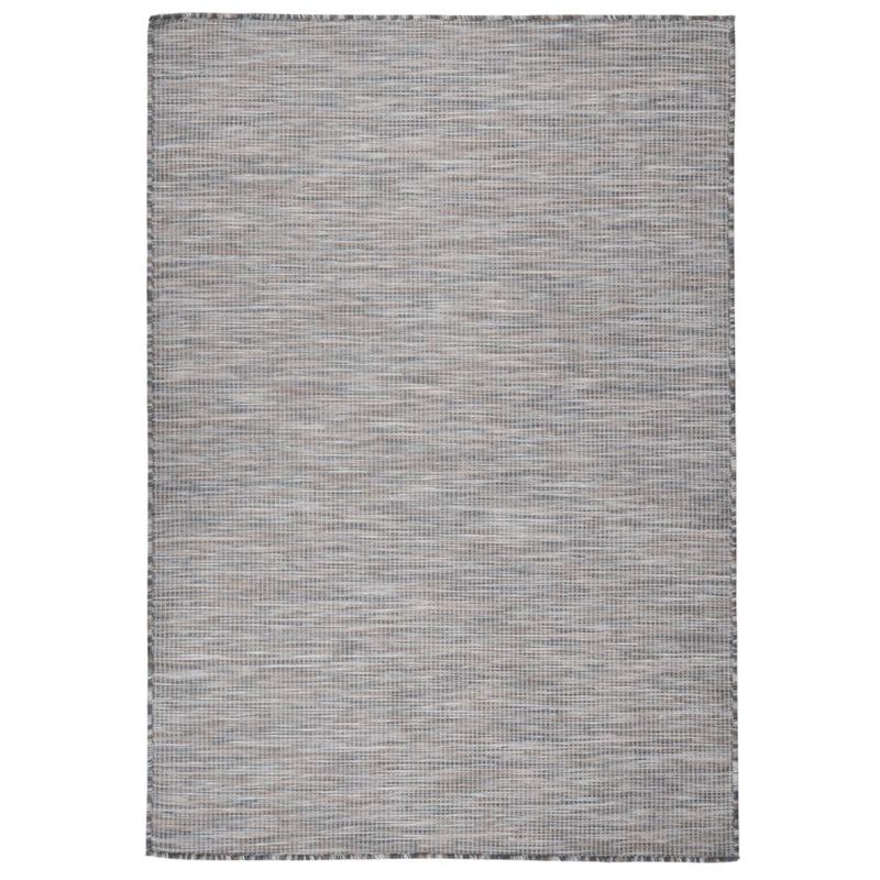 vidaXL barna-kék lapos szövésű kültéri szőnyeg 160 x 230 cm