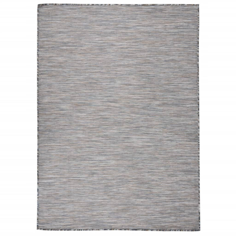 vidaXL barna-kék lapos szövésű kültéri szőnyeg 200 x 280 cm