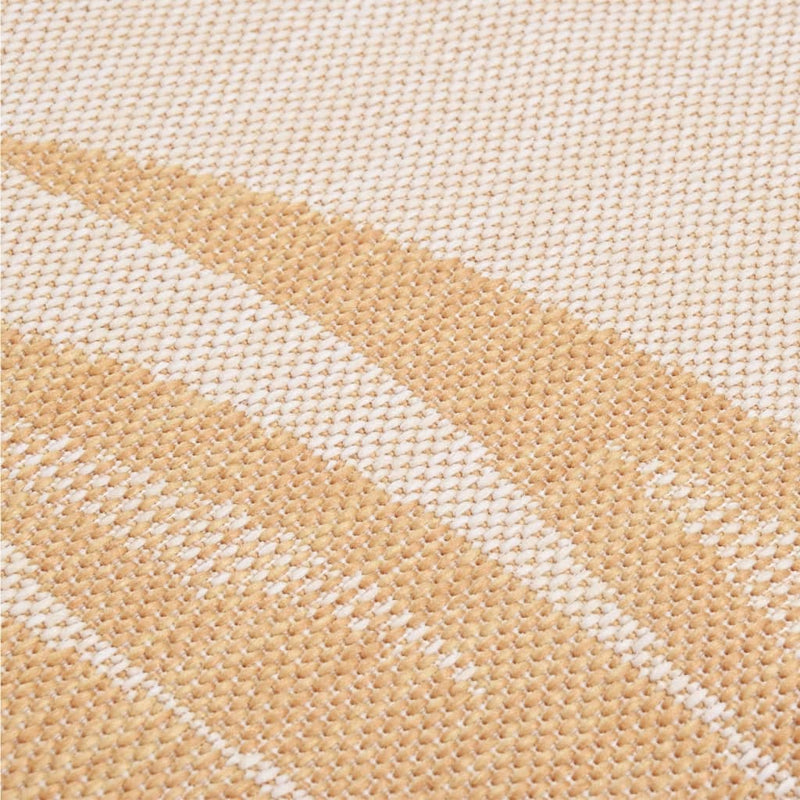 vidaXL levélmintás lapos szövésű kültéri szőnyeg 200 x 280 cm
