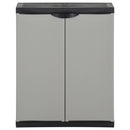 vidaXL szürke és fekete kerti PP szeméttároló 68 x 40 x 85 cm