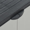 vidaXL szürke és fekete kerti PP szeméttároló 68 x 40 x 85 cm