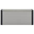 vidaXL szürke kerti szemetesláda 85 x 34 x 40 cm