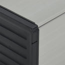 vidaXL szürke kerti szemetesláda 85 x 34 x 40 cm