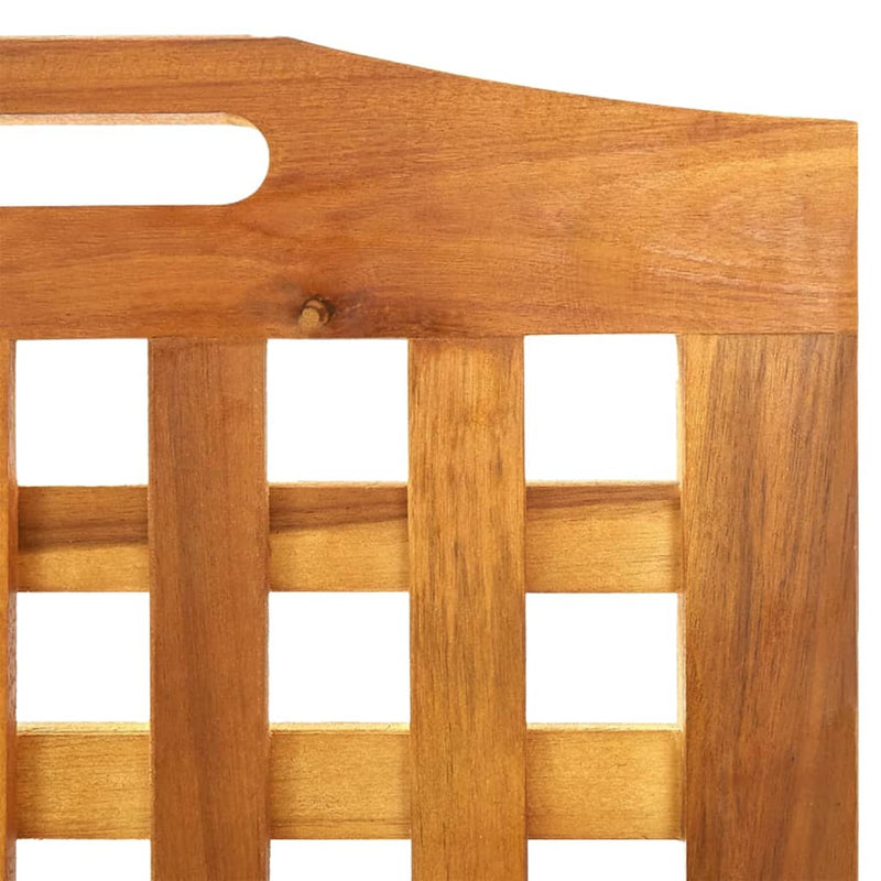 vidaXL 3 paneles tömör akácfa térelválasztó 162x2x180 cm