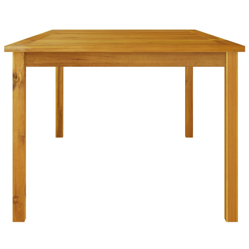 vidaXL tömör akácfa kerti asztal 200 x 100 x 74 cm