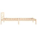 vidaXL tömör fenyőfa ágykeret 90 x 200 cm