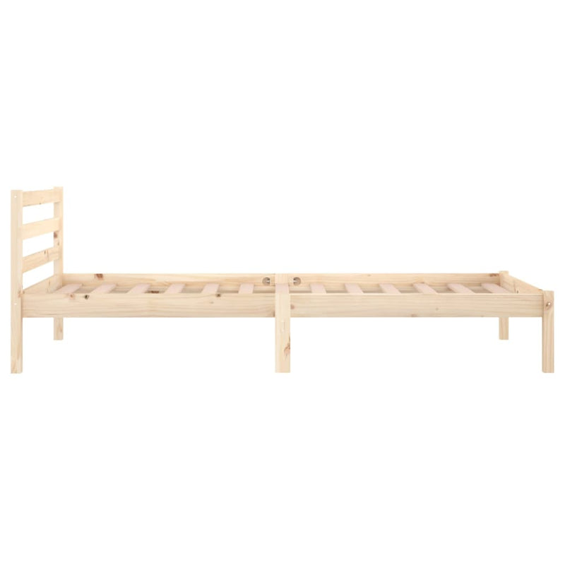 vidaXL tömör fenyőfa ágykeret 90 x 200 cm