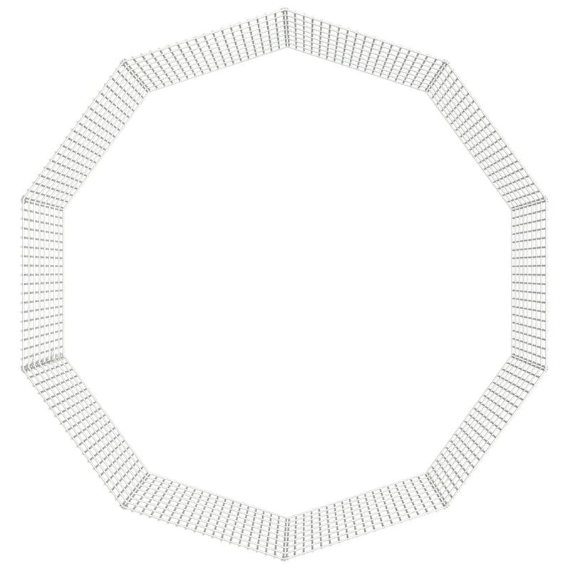 vidaXL 10 paneles horganyzott vas szabadon álló állatketrec 54 x 80 cm