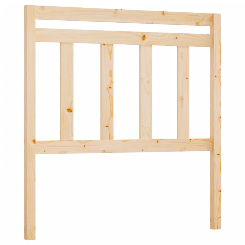 vidaXL tömör fenyőfa ágyfejtámla 81 x 4 x 100 cm