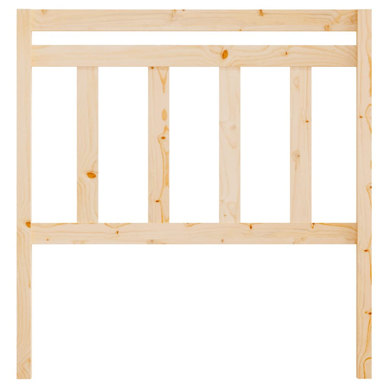 vidaXL tömör fenyőfa ágyfejtámla 81 x 4 x 100 cm