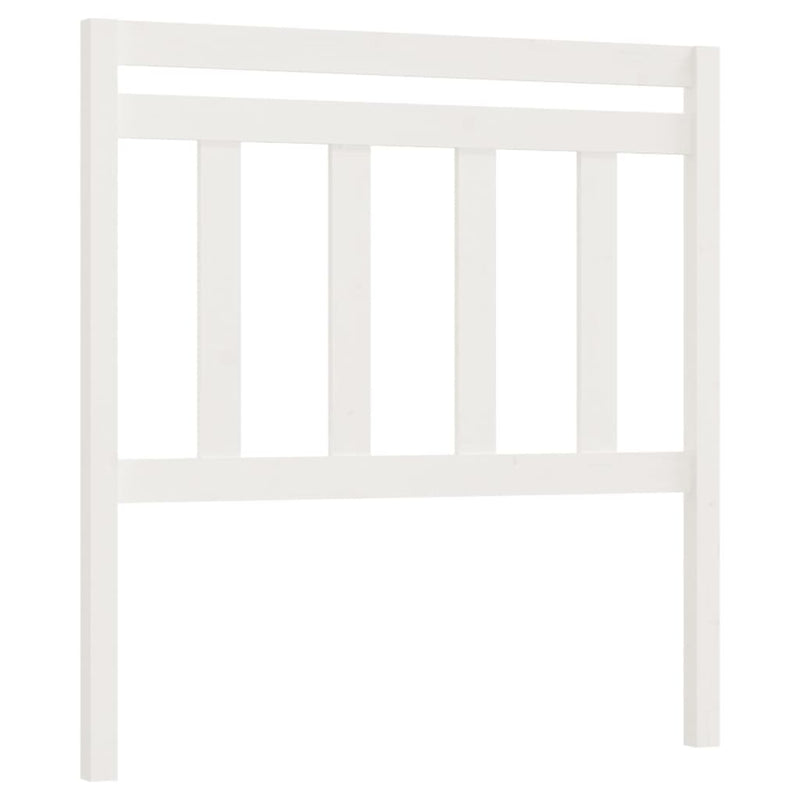 vidaXL fehér tömör fenyőfa ágyfejtámla 96 x 4 x 100 cm