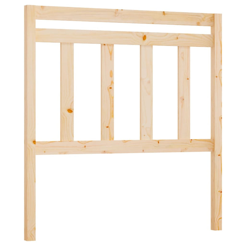 vidaXL tömör fenyőfa ágyfejtámla 106 x 4 x 100 cm